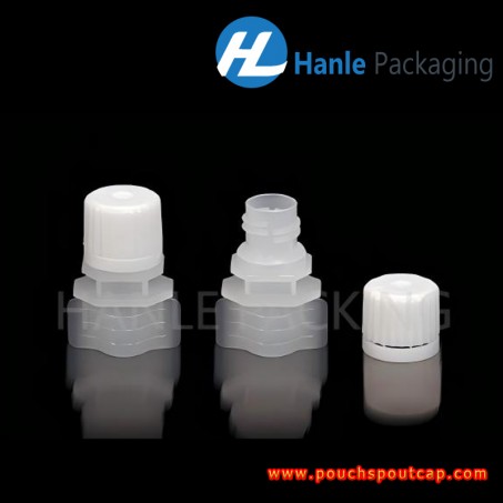Dia 7mm pouch lids with small plastic spout for personal care, beverage plastic spout and cap - HL070D Dia 7mm pouch lids with small plastic spout for personal care, beverage plastic spout and cap - HL070D
